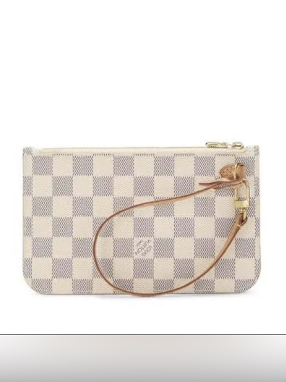 Louis Vuitton Damier Azur Check Wristlet PM - Picture 2 of 9